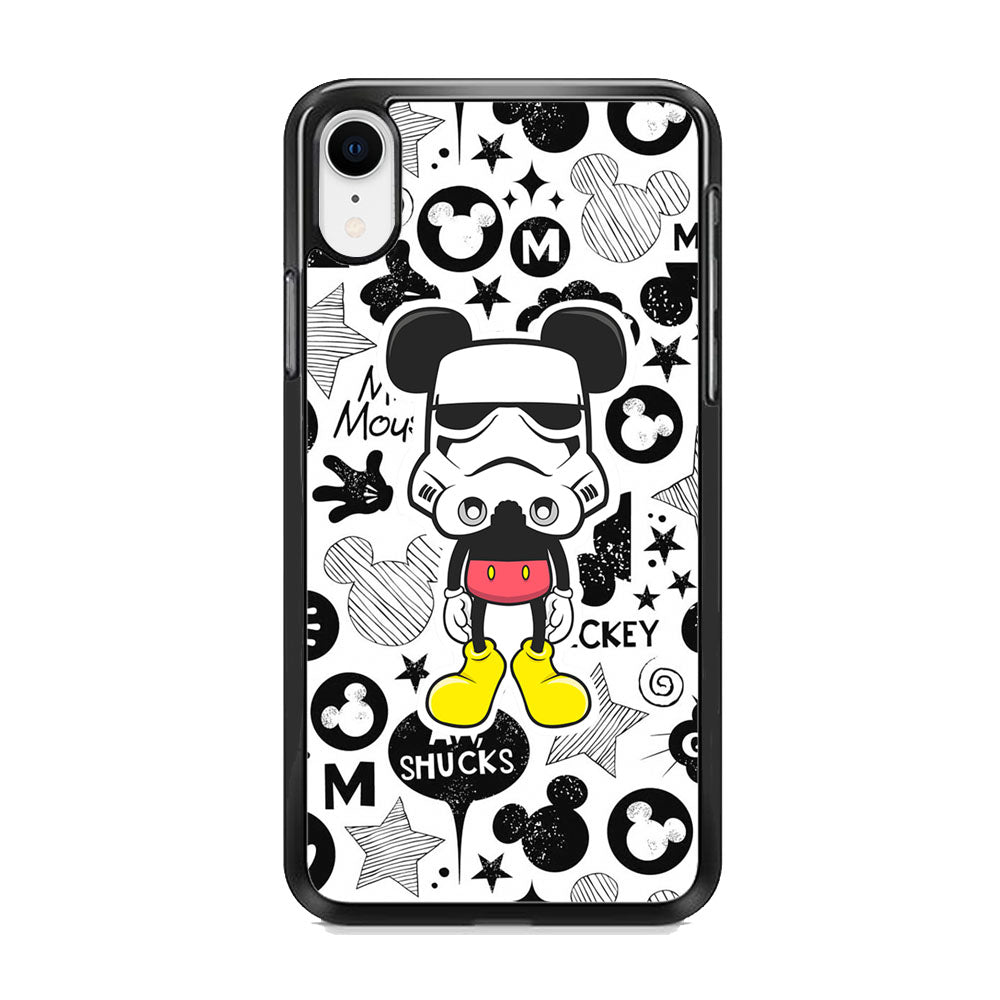 Mickey Stromtrooper Mask iPhone XR Case