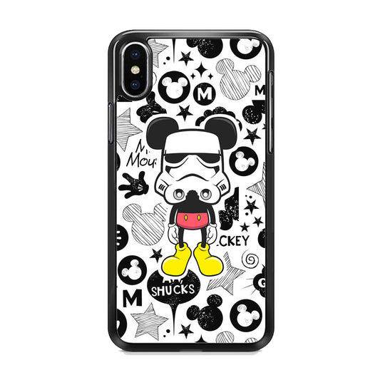 Mickey Stromtrooper Mask iPhone X Case