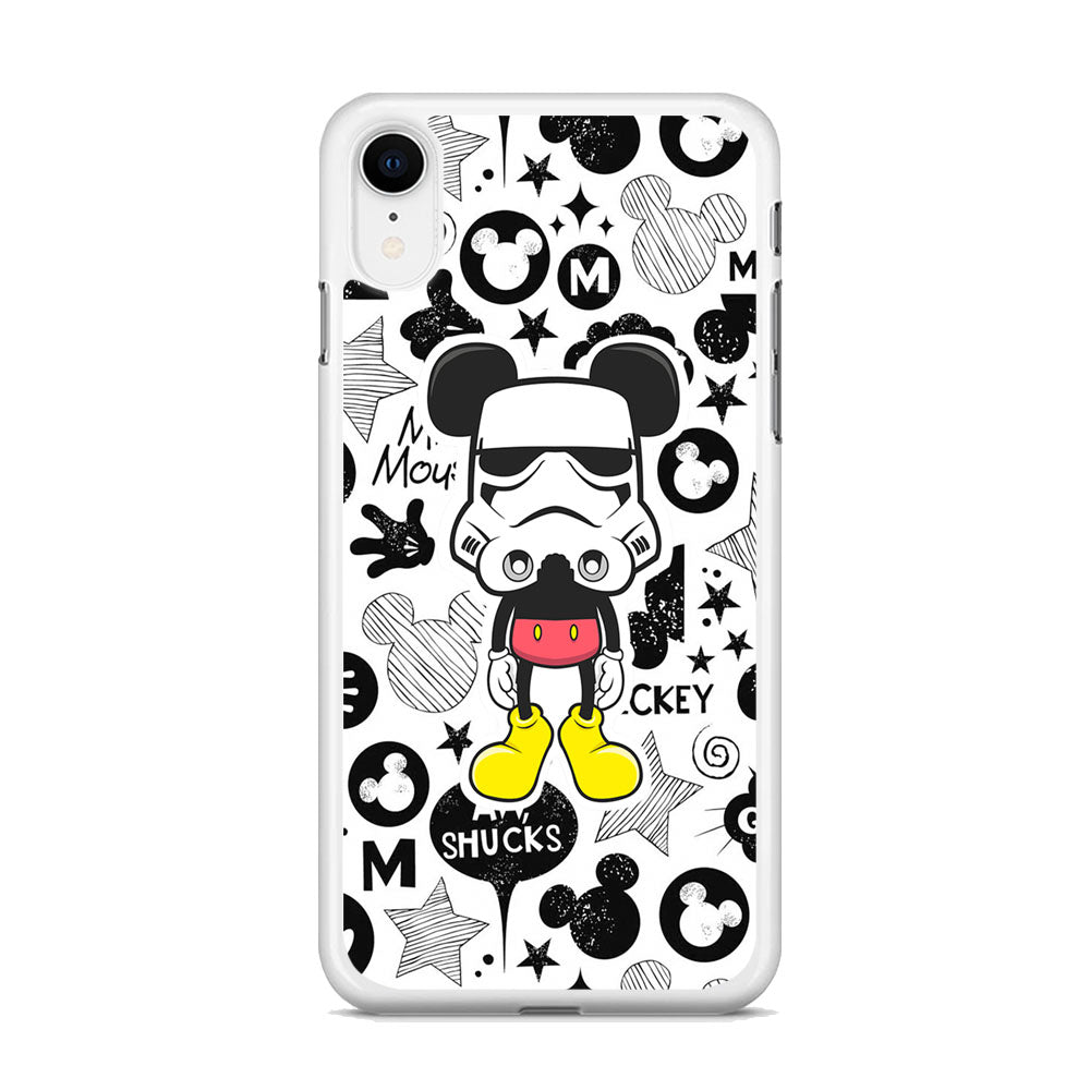 Mickey Stromtrooper Mask iPhone XR Case