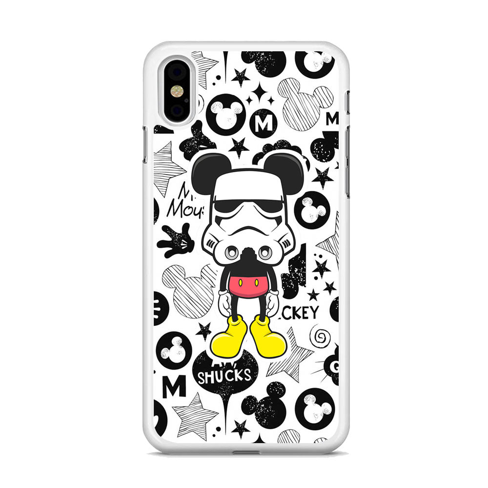 Mickey Stromtrooper Mask iPhone X Case