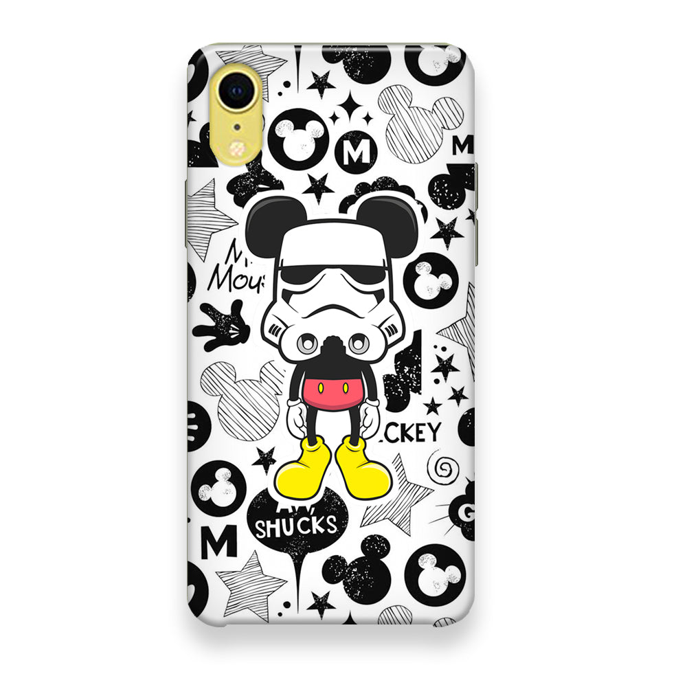 Mickey Stromtrooper Mask iPhone XR Case