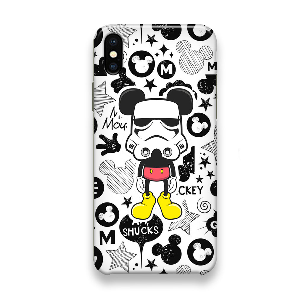 Mickey Stromtrooper Mask iPhone Xs Case