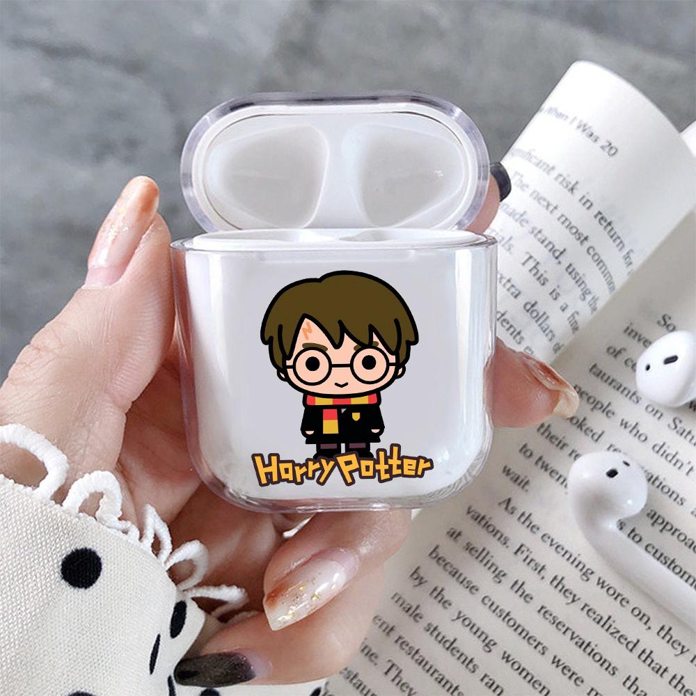 Mini Harry Potter Hard Plastic Protective Clear Case Cover For Apple Airpods