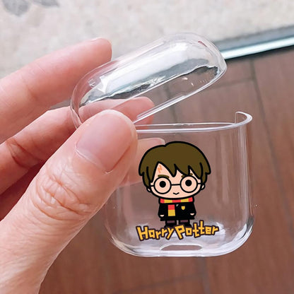 Mini Harry Potter Hard Plastic Protective Clear Case Cover For Apple Airpods