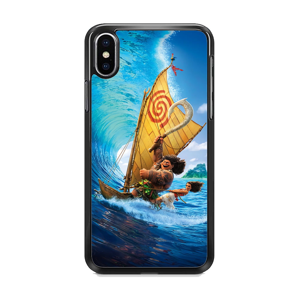 Moana Sailing on The Sea iPhone Xs Max Case