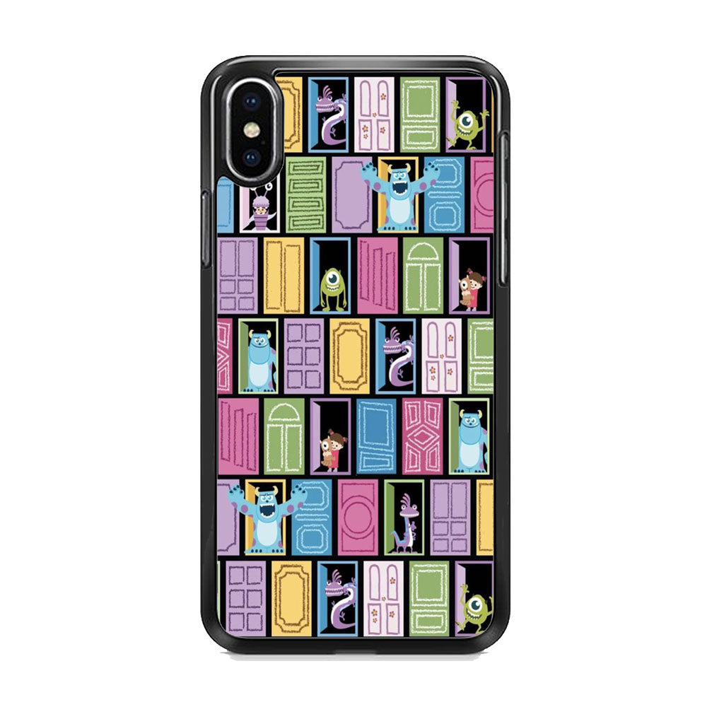 Monster Inc Behind The Door iPhone X Case