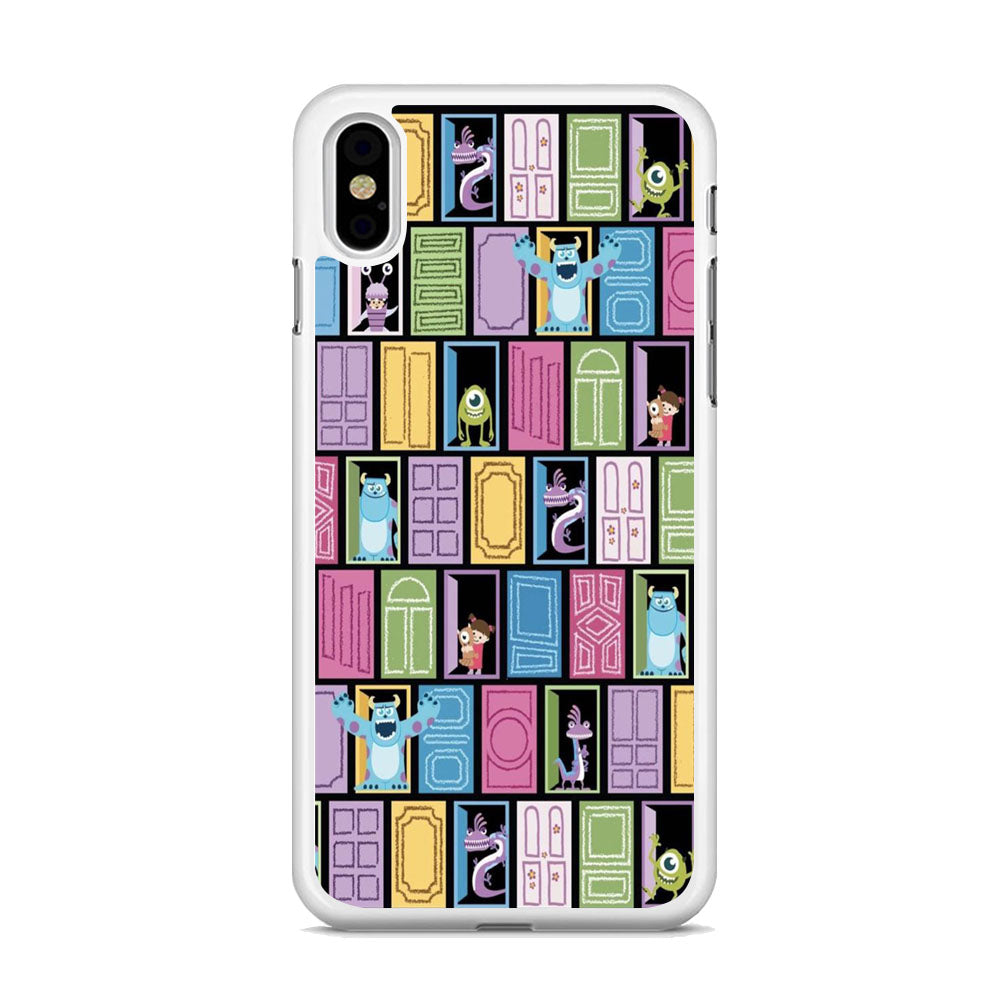 Monster Inc Behind The Door iPhone Xs Case