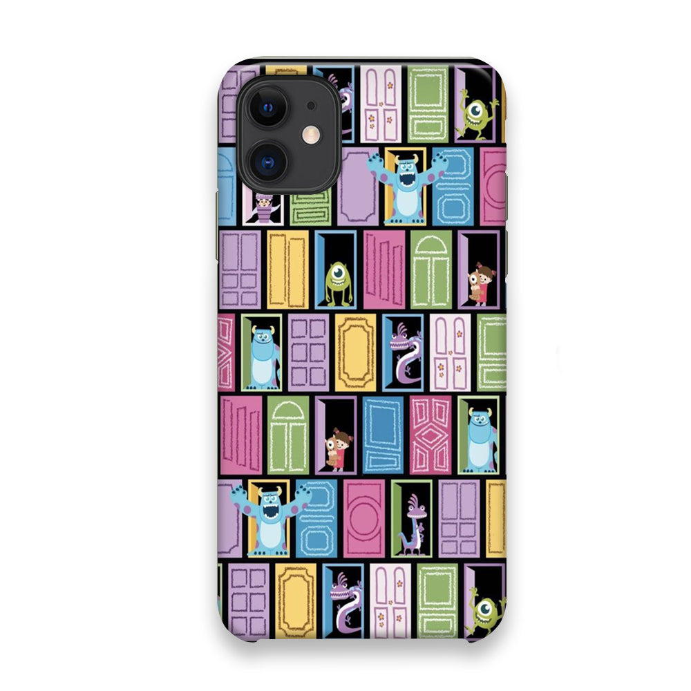 Monster Inc Behind The Door iPhone 11 Case