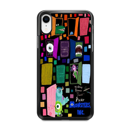 Monster Inc Drawing Wallpaper iPhone XR Case