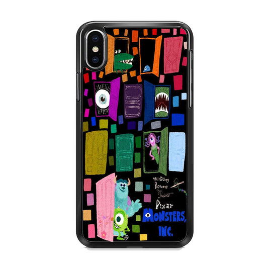 Monster Inc Drawing Wallpaper iPhone Xs Case