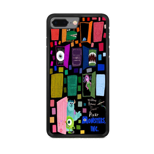 Monster Inc Drawing Wallpaper iPhone 8 Plus Case