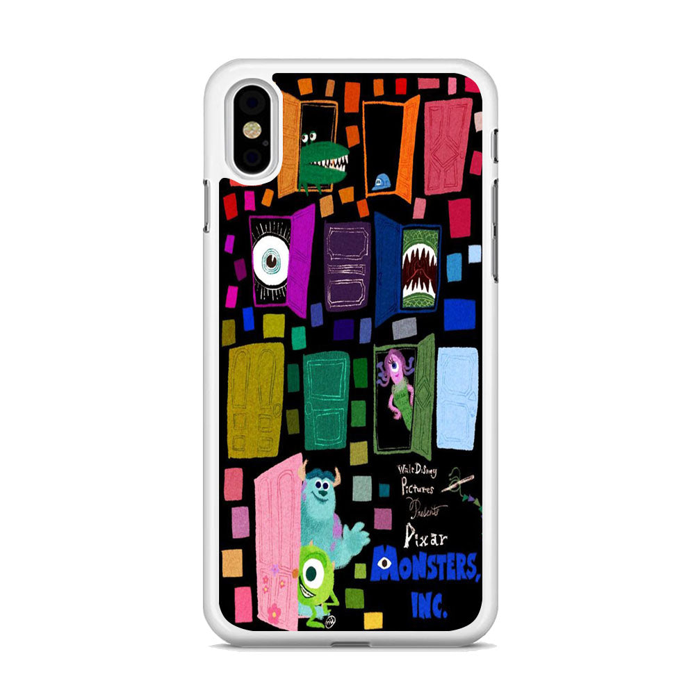 Monster Inc Drawing Wallpaper iPhone Xs Case