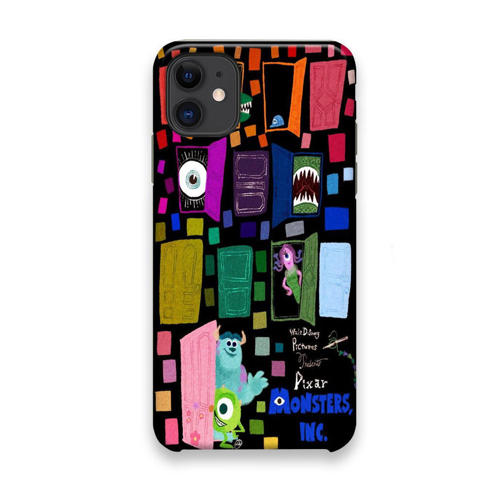 Monster Inc Drawing Wallpaper iPhone 11 Case