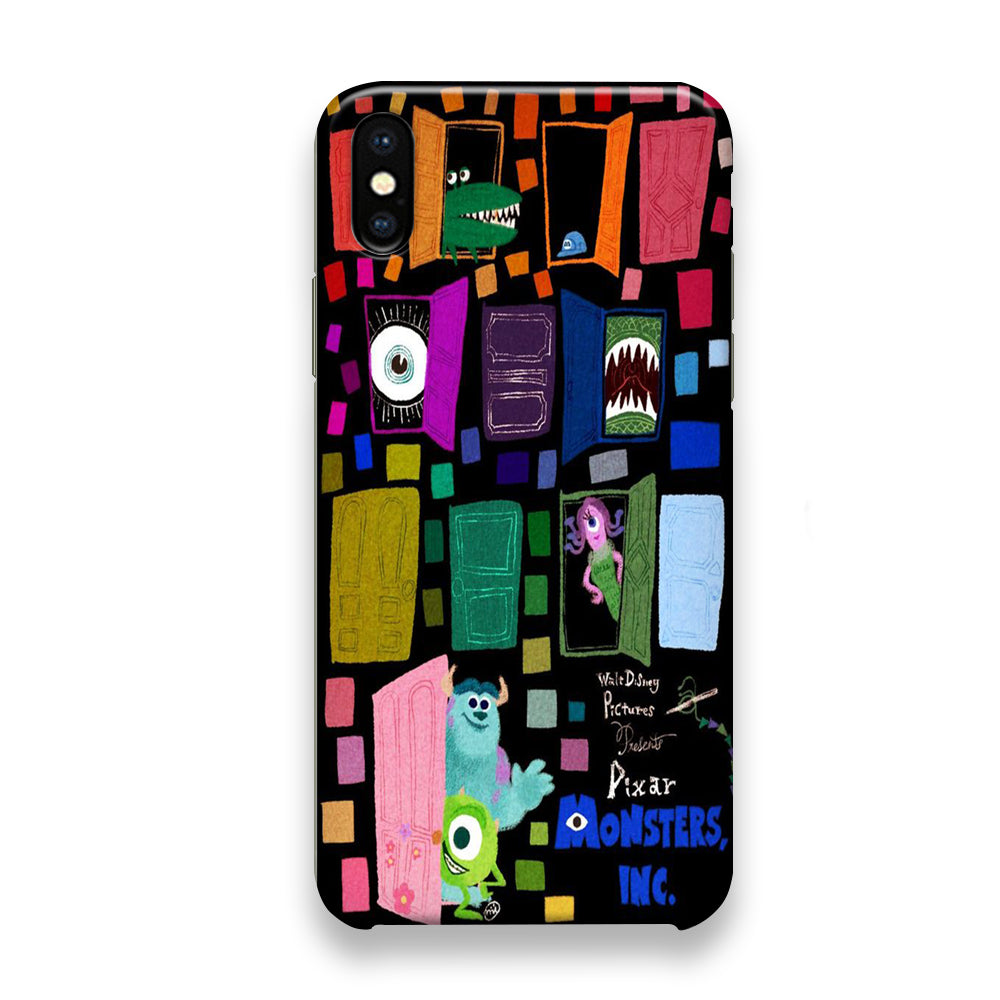 Monster Inc Drawing Wallpaper iPhone X Case