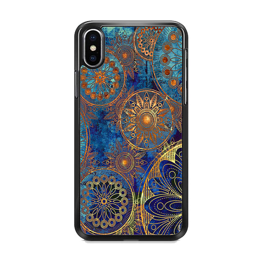 Motif Batik Circle iPhone Xs Case