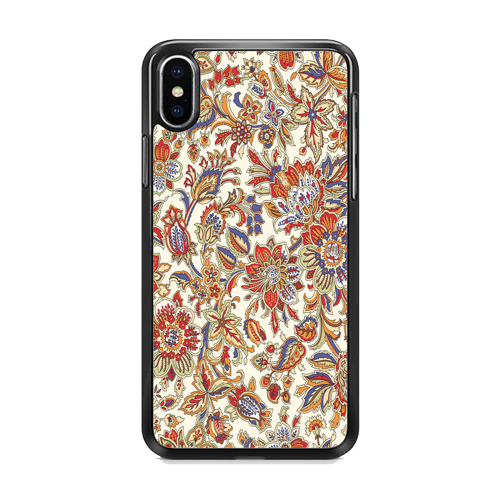 Motif Batik Flower  iPhone X Case