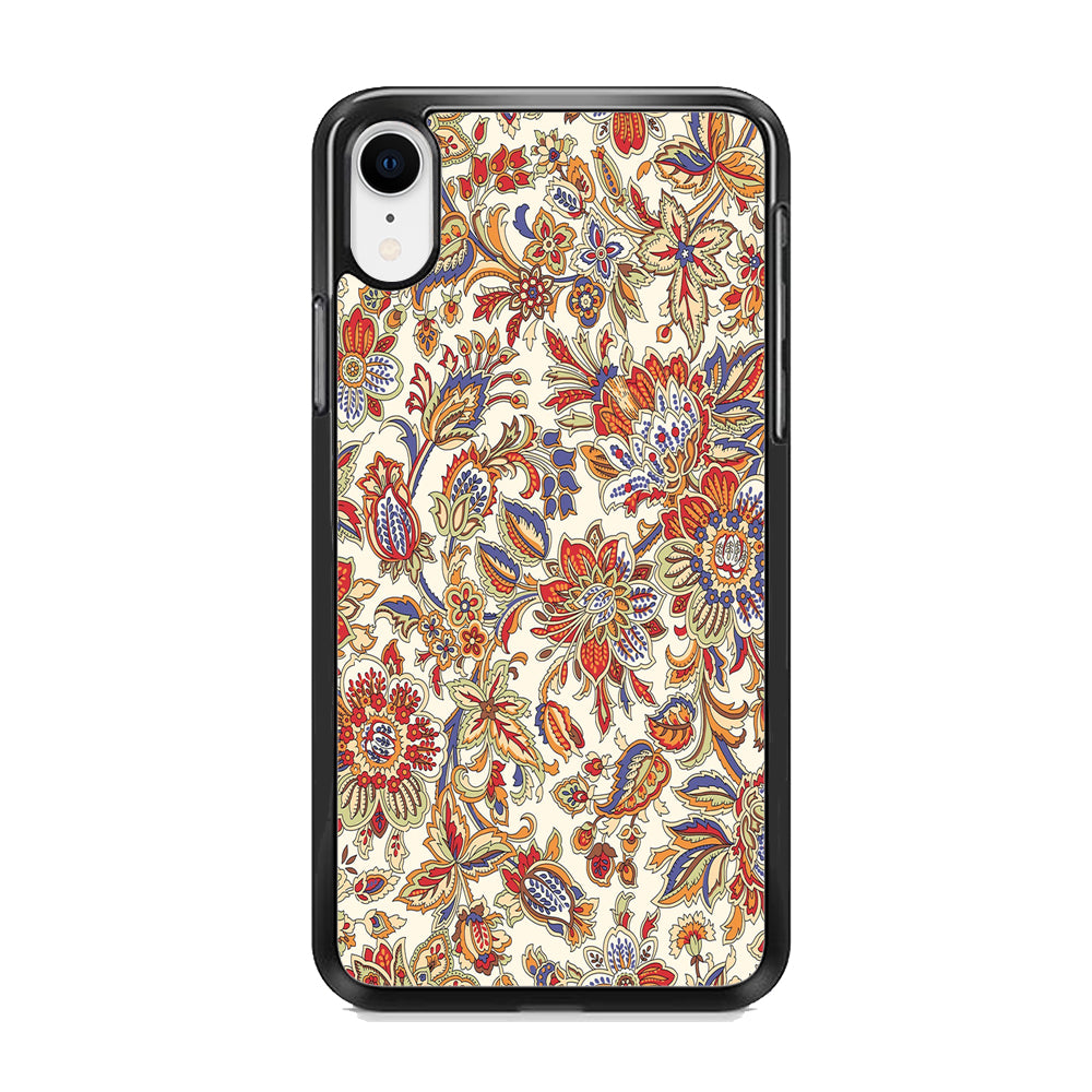 Motif Batik Flower  iPhone XR Case