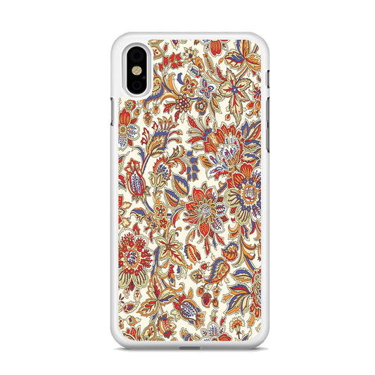 Motif Batik Flower  iPhone X Case