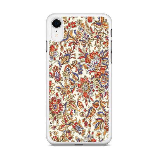 Motif Batik Flower  iPhone XR Case