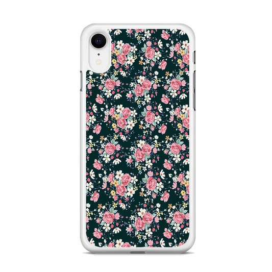 Motif Beautiful Flower 003 iPhone XR Case