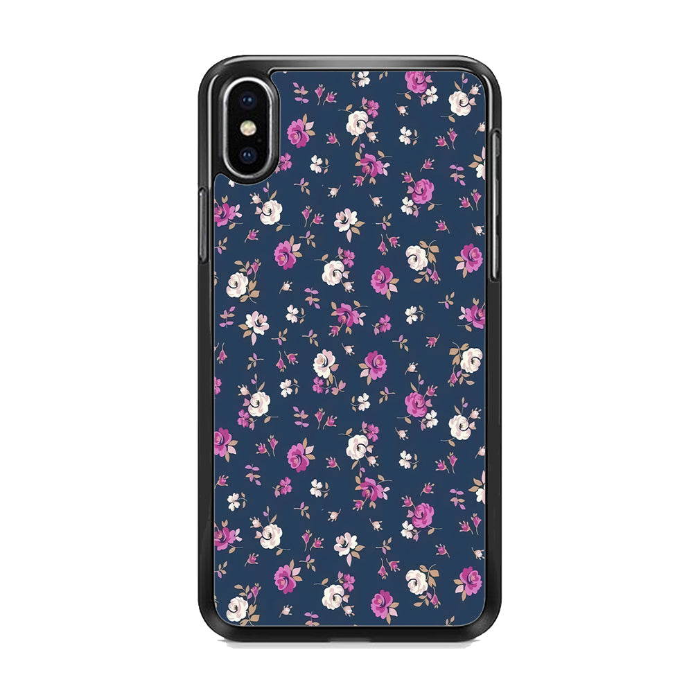 Motif Beautiful Flower 004 iPhone X Case