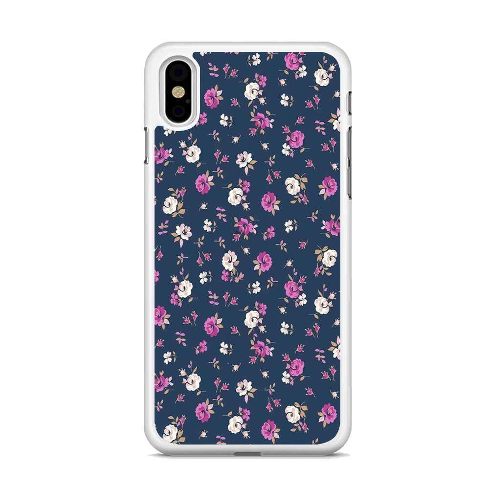 Motif Beautiful Flower 004 iPhone X Case