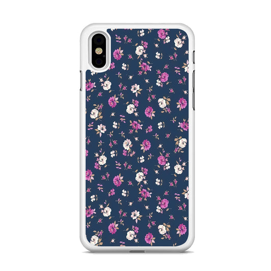 Motif Beautiful Flower 004 iPhone X Case