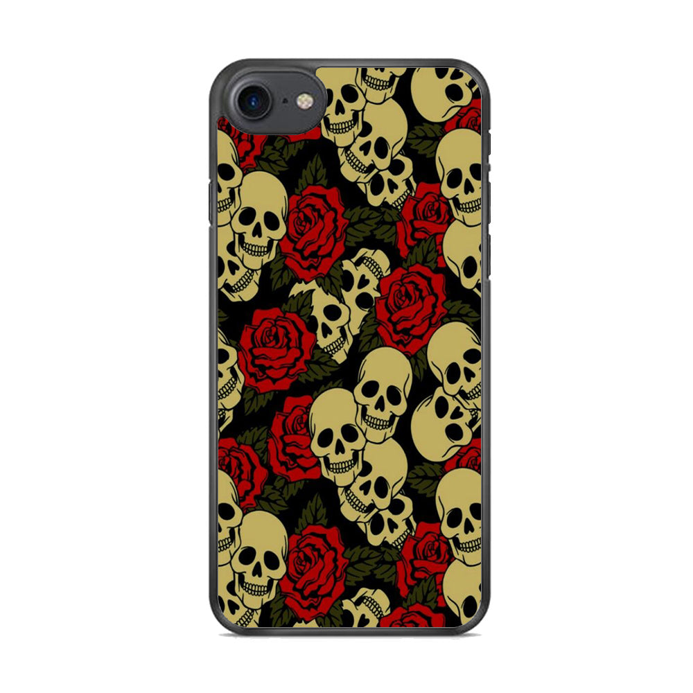 Motif Skull and Rose iPhone 7 Case