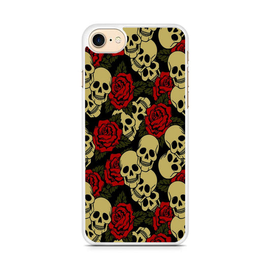 Motif Skull and Rose iPhone 7 Case