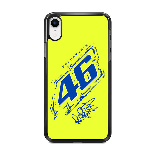 MotoGP 46 Rossi Yellow  iPhone XR Case