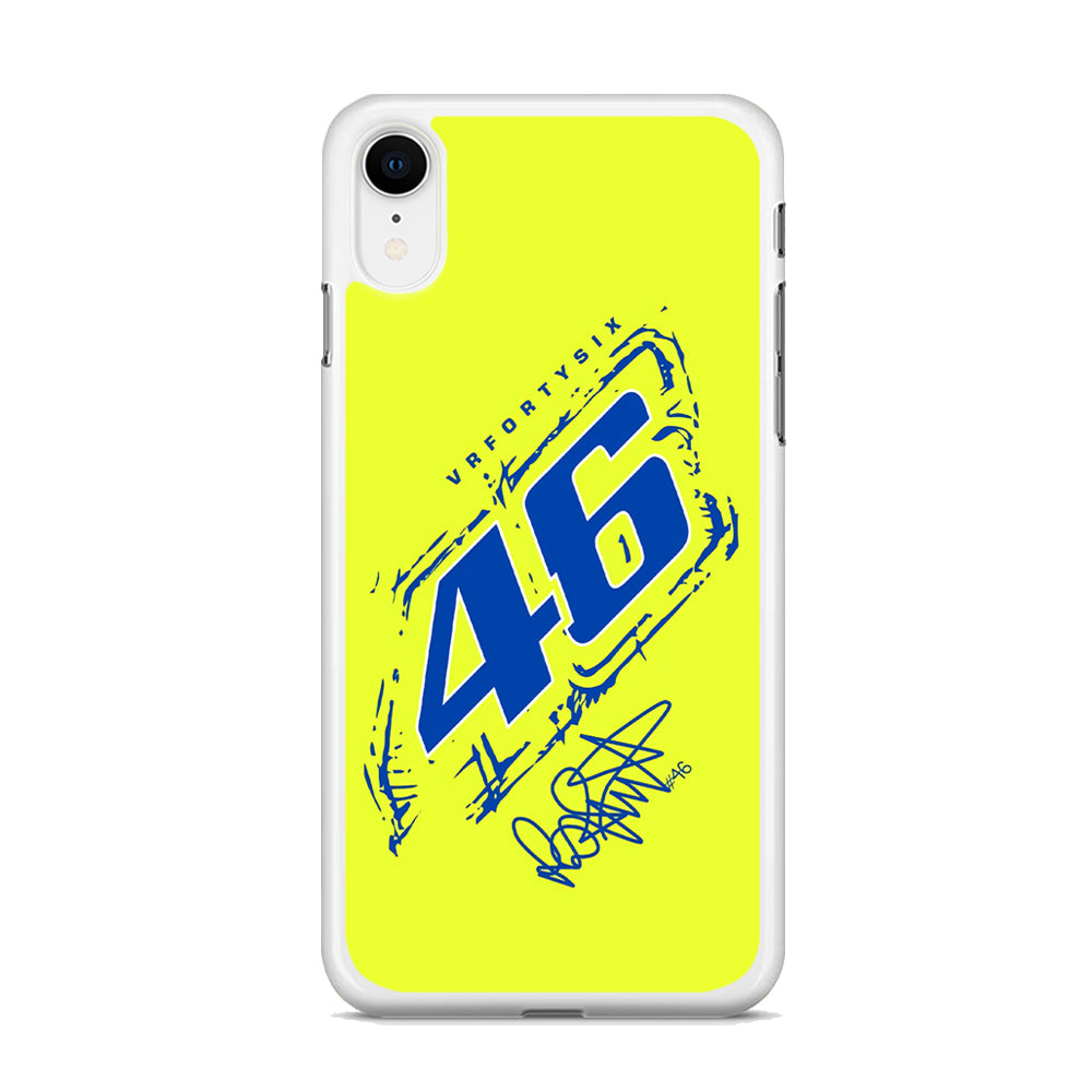 MotoGP 46 Rossi Yellow  iPhone XR Case