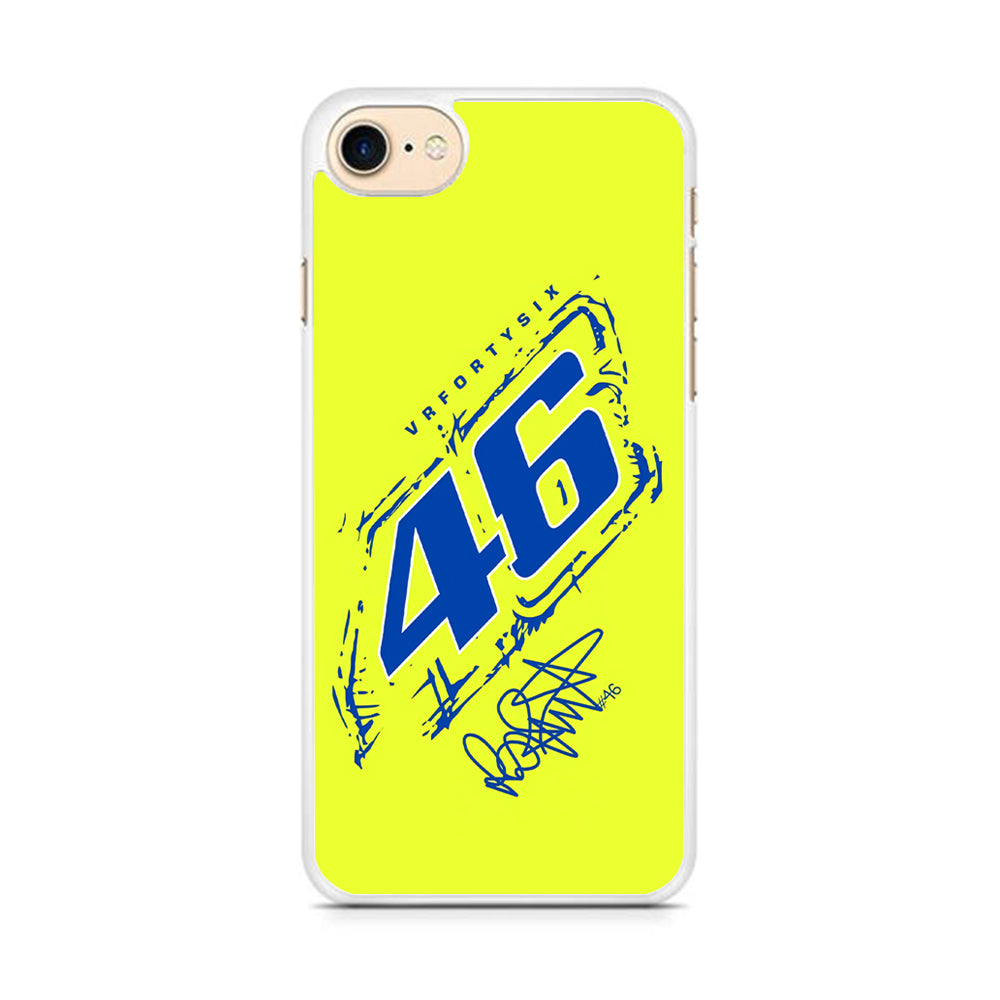 MotoGP 46 Rossi Yellow iPhone 8 Case