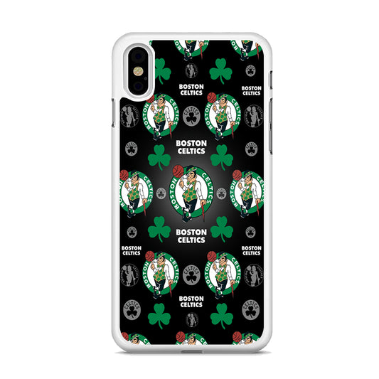 NBA Boston Celtic Basketball 001 iPhone X Case