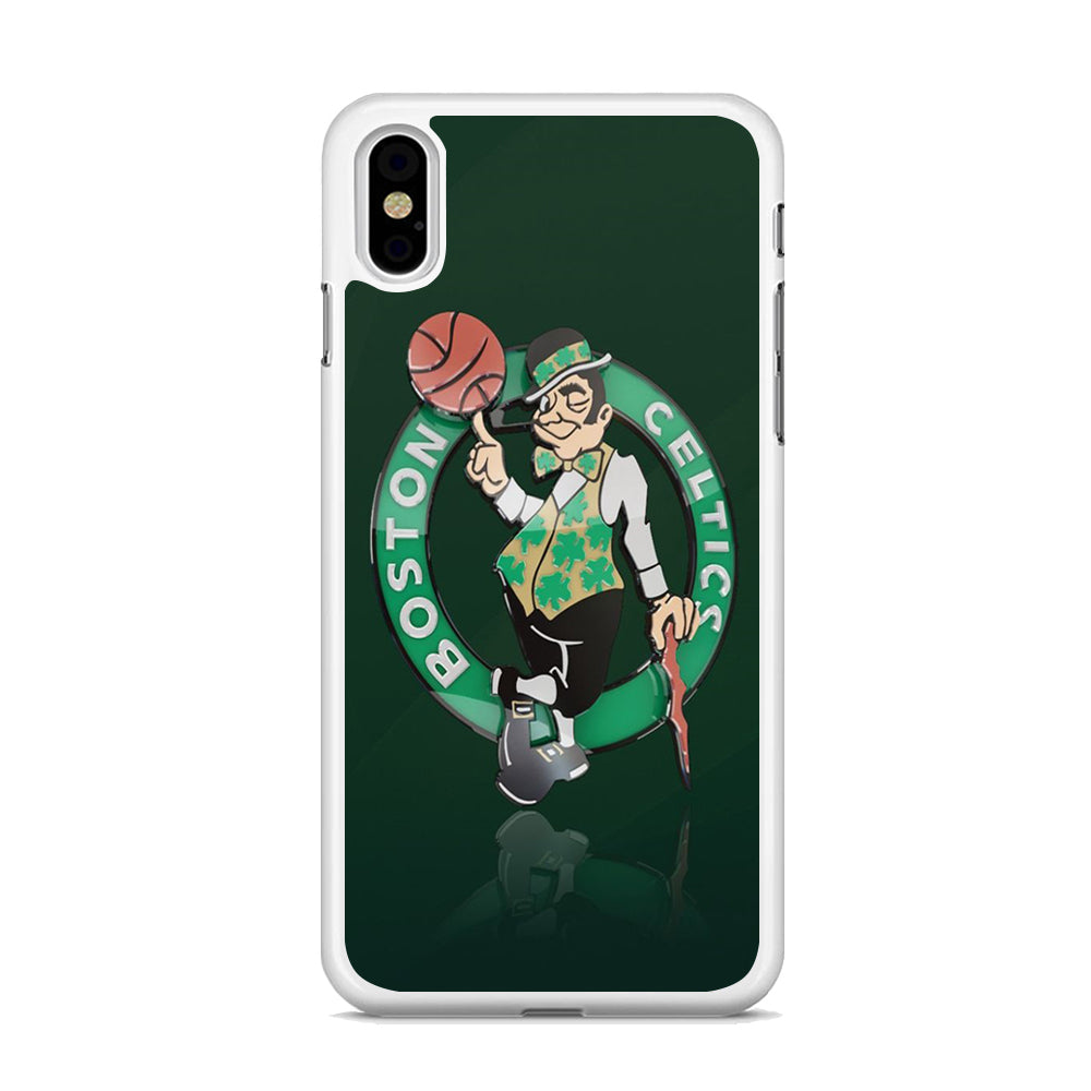 NBA Boston Celtic Basketball 002 iPhone X Case