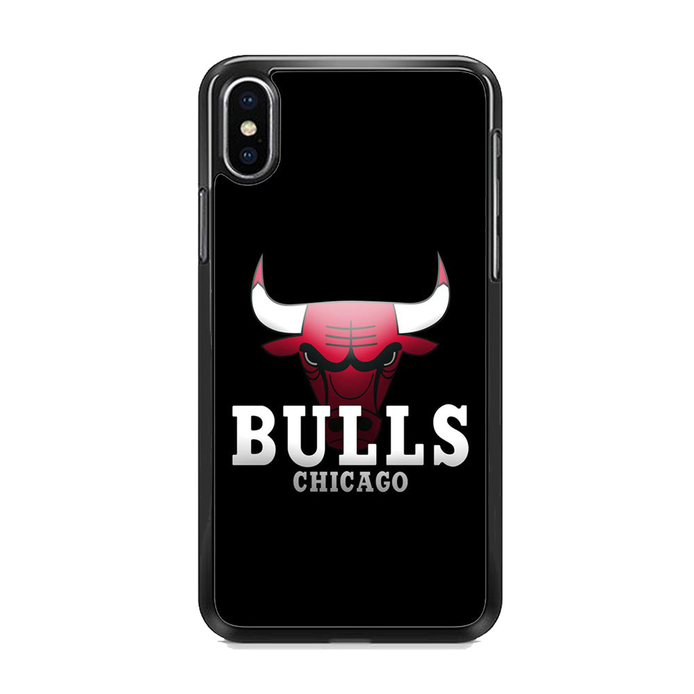 NBA Chicago Bulls Basketball 002 iPhone Xs Case