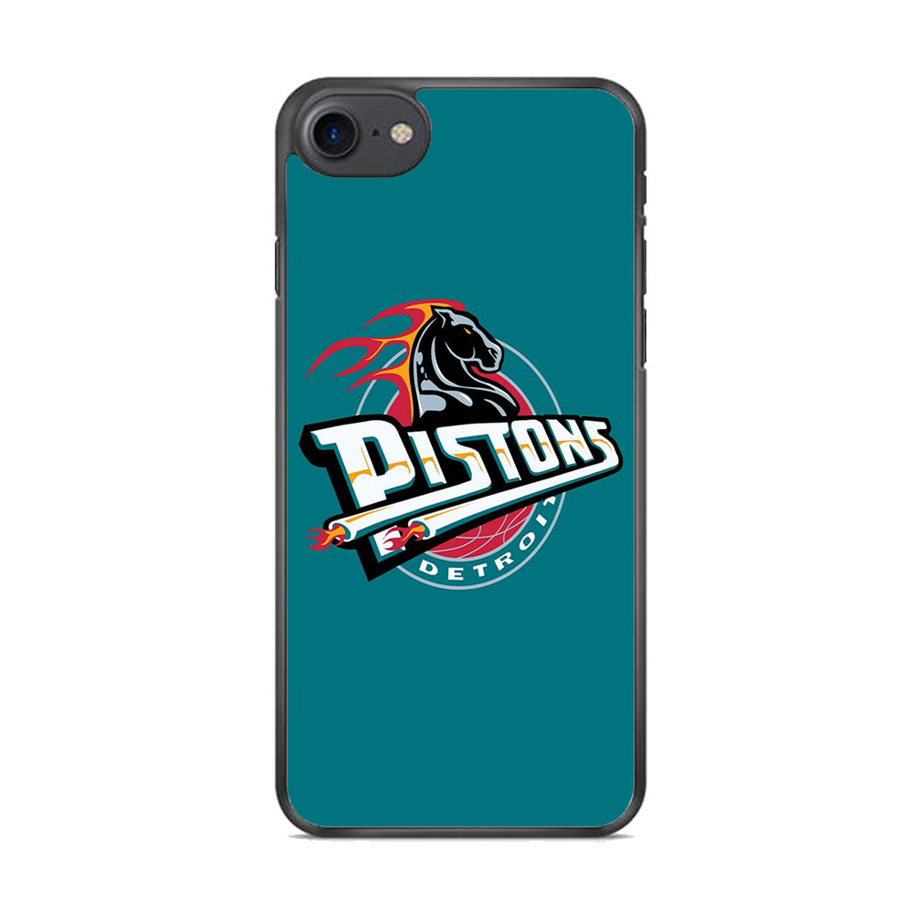 NBA Detroit Pistons Basketball 001 iPhone 8 Case