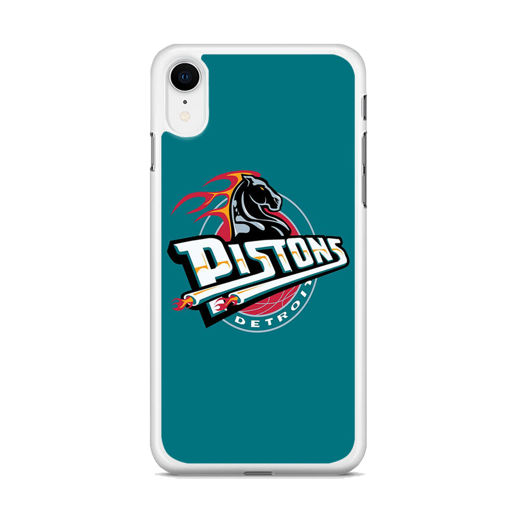 NBA Detroit Pistons Basketball 001 iPhone XR Case