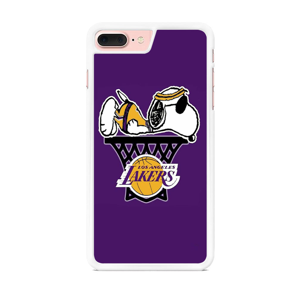 NBA Lakers Snoopy Basketball  iPhone 7 Plus Case