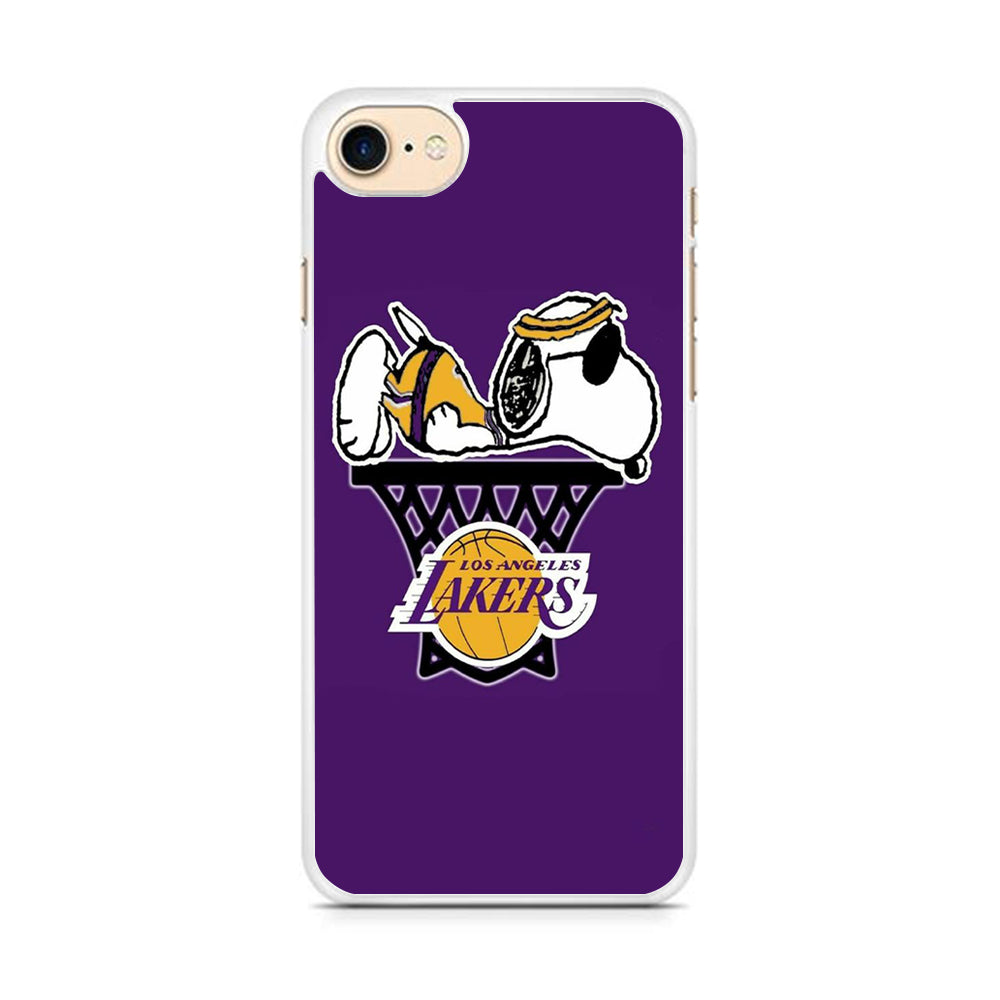 NBA Lakers Snoopy Basketball  iPhone 7 Case