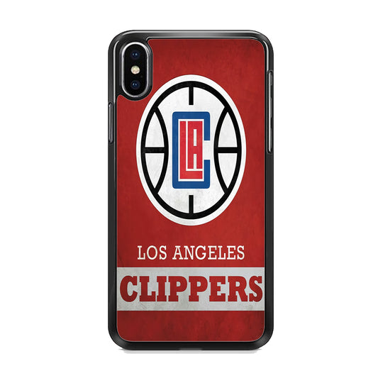 NBA Los Angeles Clippers Basketball 001 iPhone Xs Case