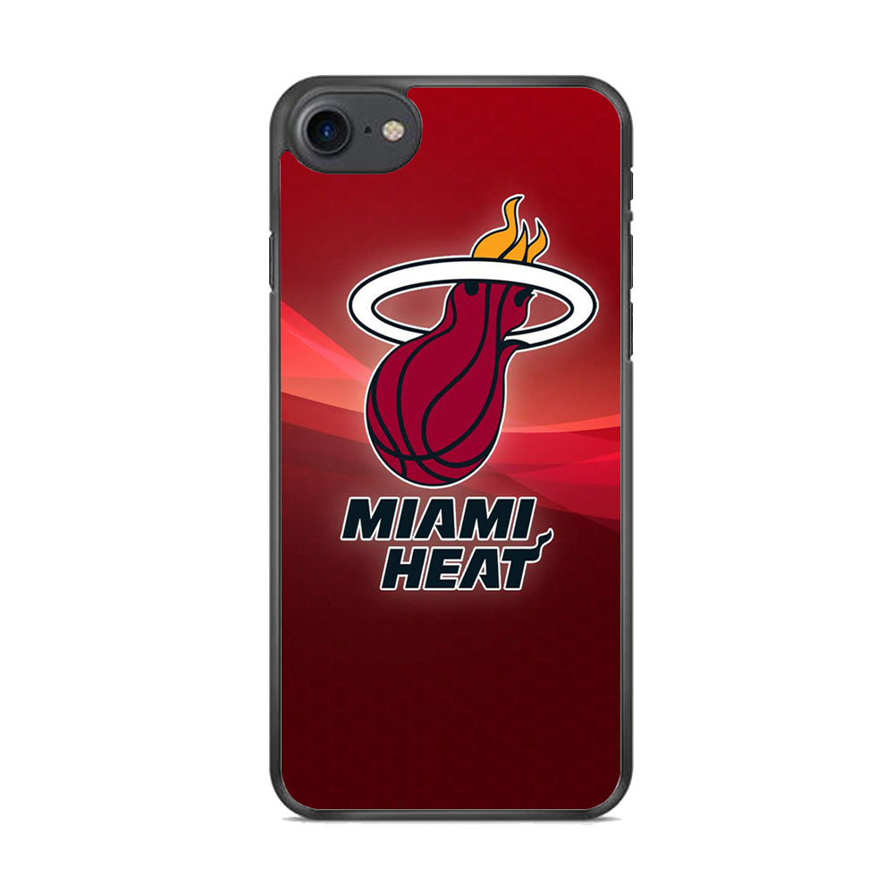 NBA Miami Heat Basketball 001  iPhone 8 Case