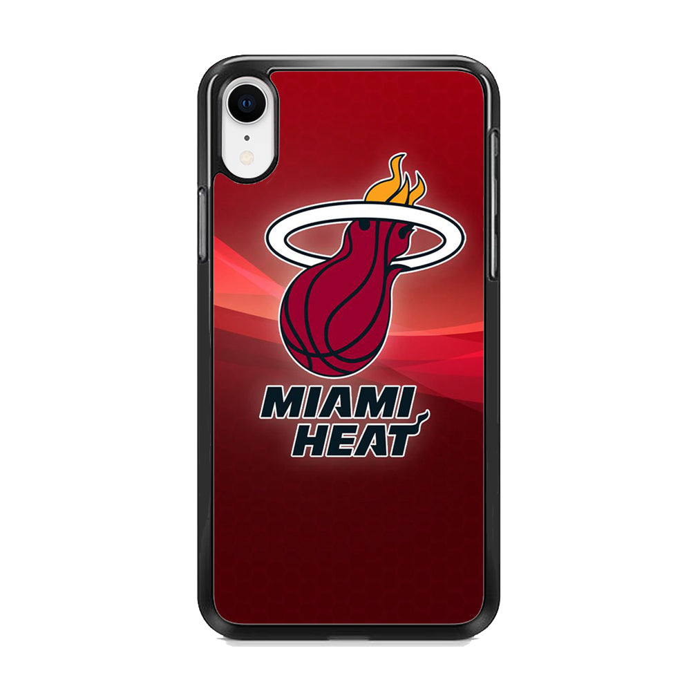 NBA Miami Heat Basketball 001  iPhone XR Case