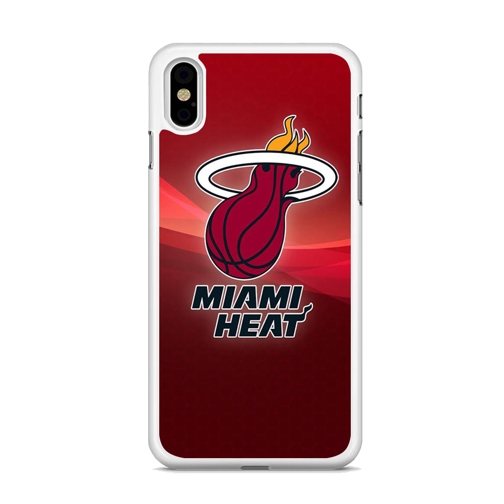 NBA Miami Heat Basketball 001  iPhone Xs Max Case