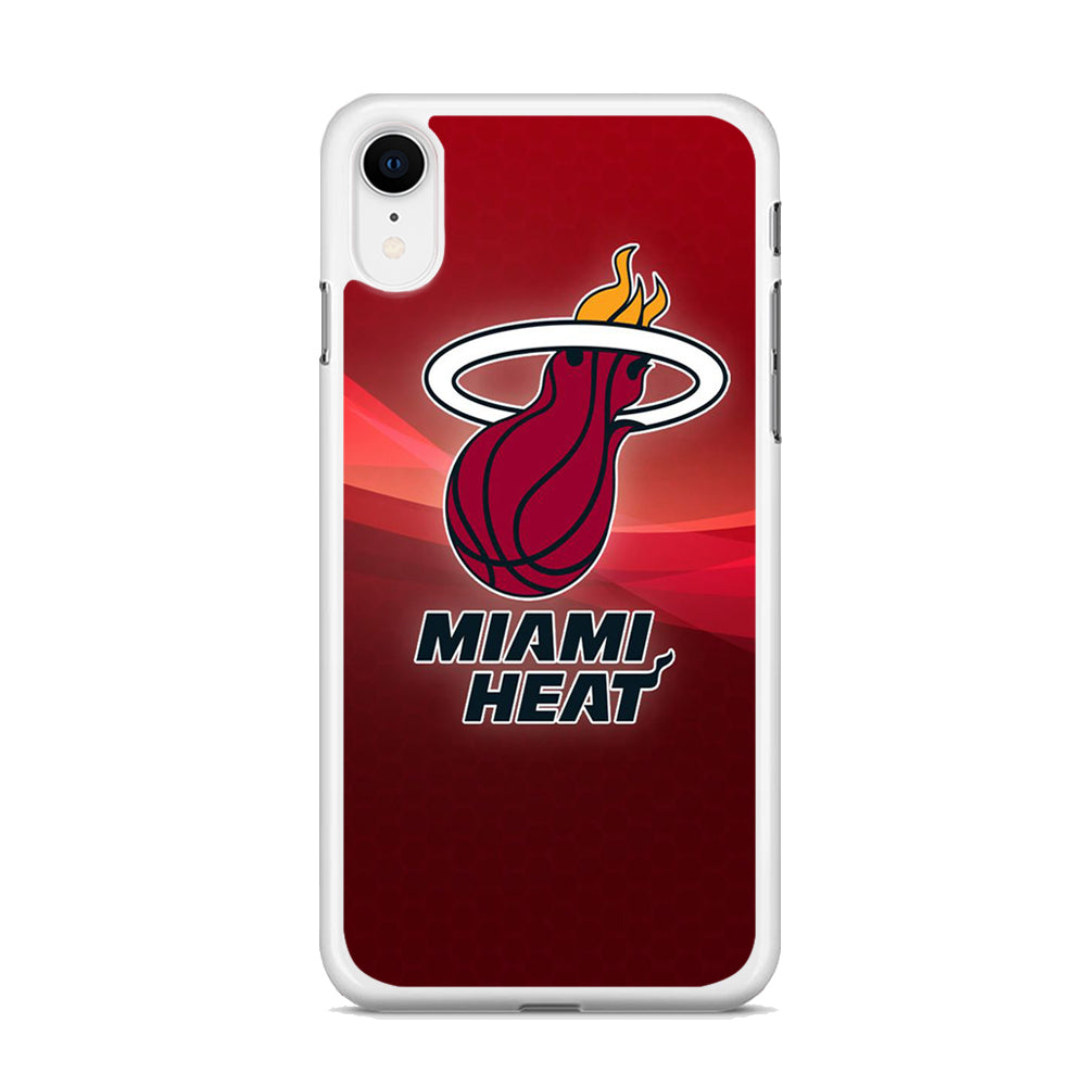 NBA Miami Heat Basketball 001  iPhone XR Case