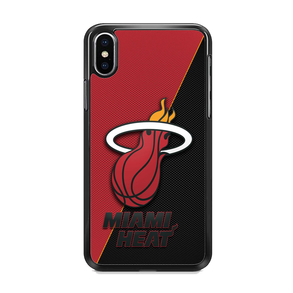 NBA Miami Heat Basketball 002 iPhone X Case