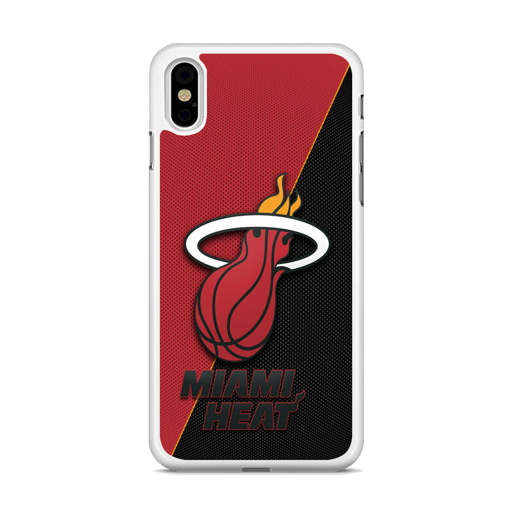 NBA Miami Heat Basketball 002 iPhone X Case