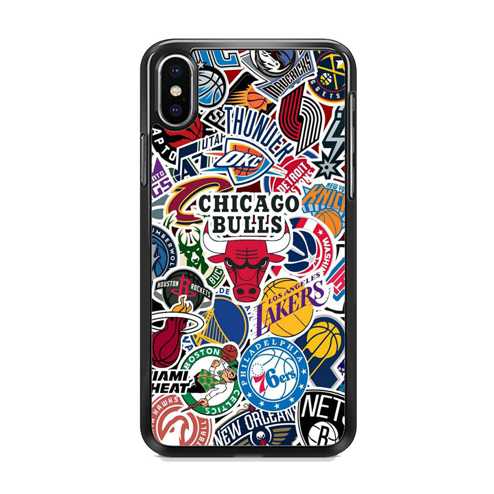 NBA Team Logo iPhone X Case