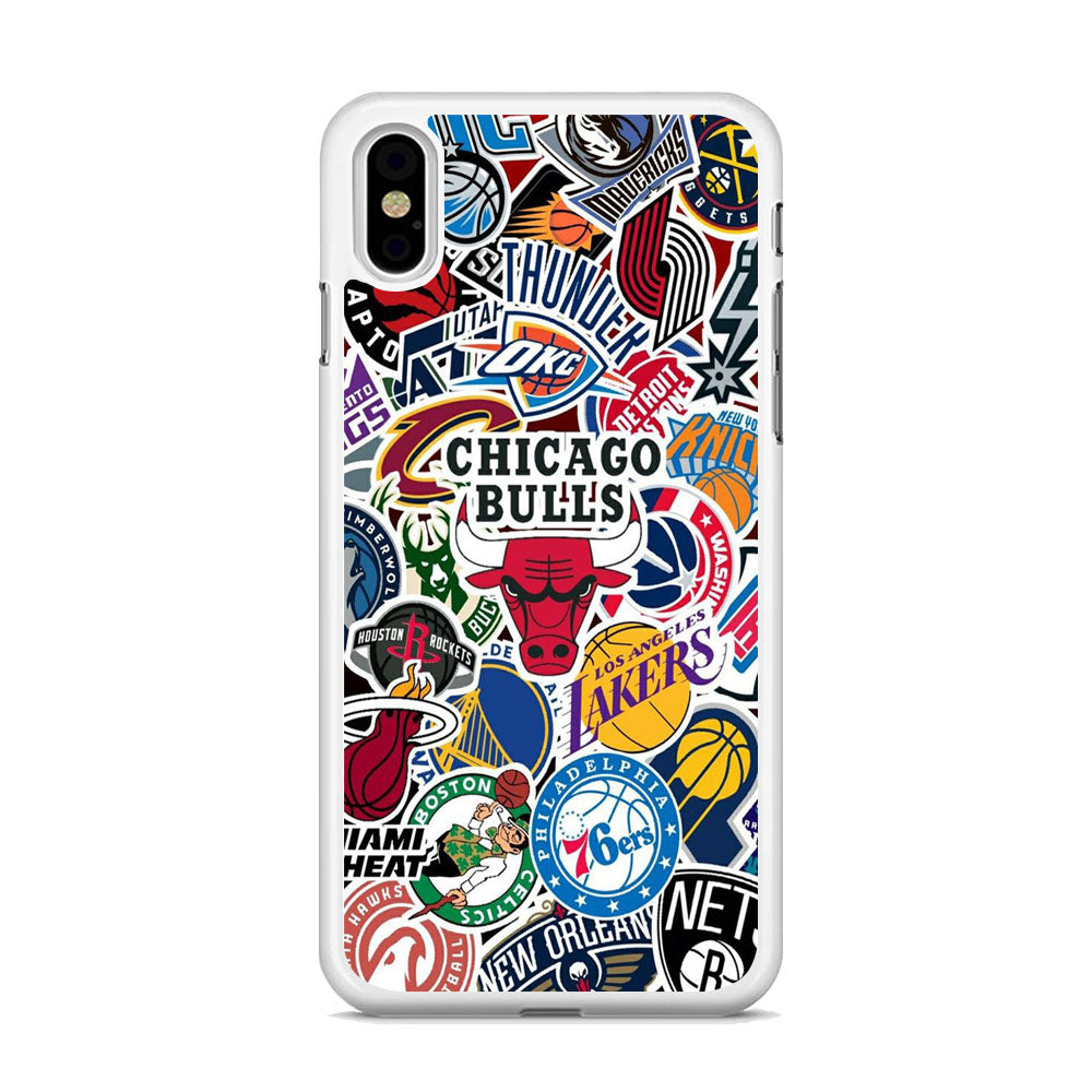 NBA Team Logo iPhone X Case