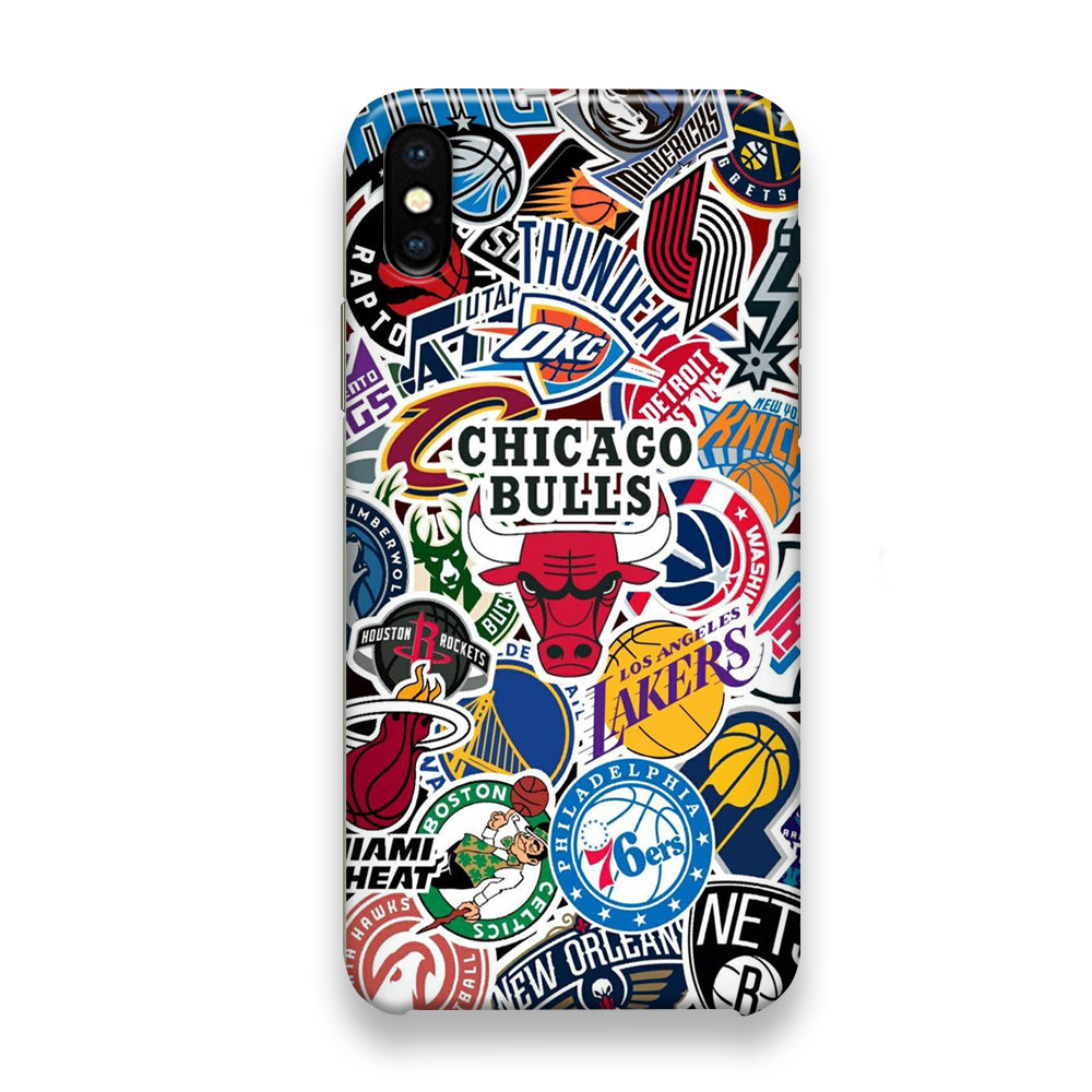 NBA Team Logo iPhone X Case