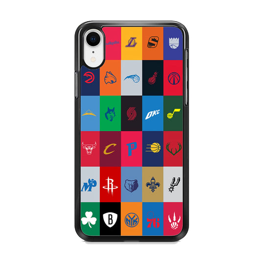 NBA Team Logos iPhone XR Case